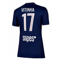 Paris Saint-Germain Vitinha #17 Fotballklær Hjemmedrakt Dame 2025-26 Kortermet